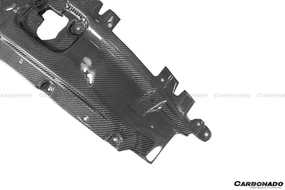 Cubierta de radiador de fibra de carbono estilo OEM para Infiniti G37 Sedán Carbonado 2007-2013