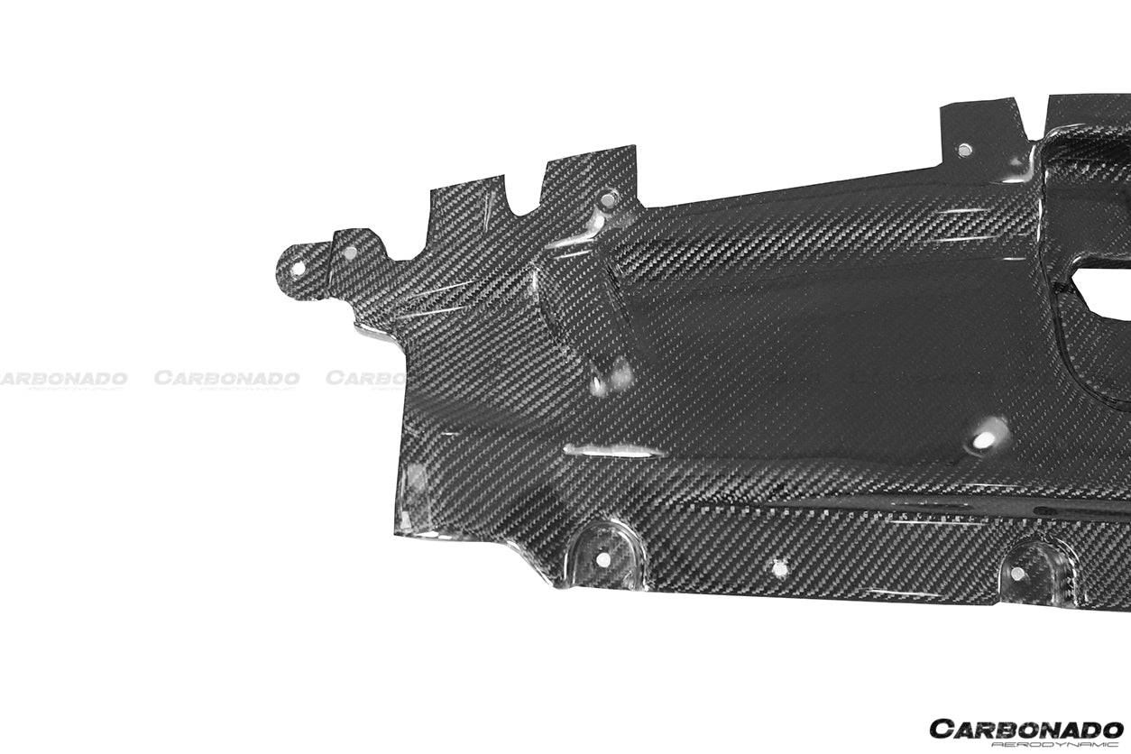 Cubierta de radiador de fibra de carbono estilo OEM para Infiniti G37 Sedán Carbonado 2007-2013