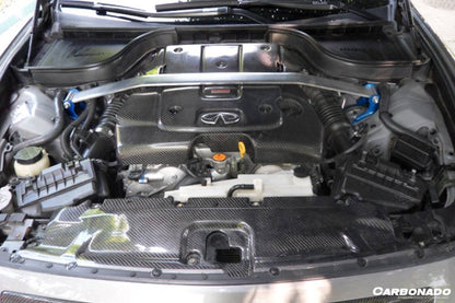 Carbonado 2007-2013 Infiniti G37 Sedan OEM Style Carbon Fiber Engine Cover