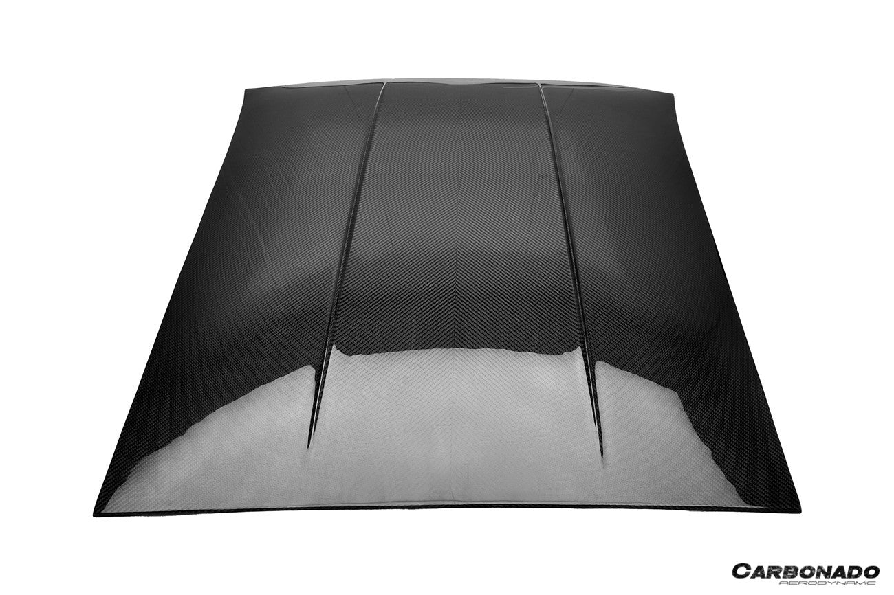 Cubierta de techo de fibra de carbono seca estilo Lotus Emira NYO MNK Carbonado 2021-2024