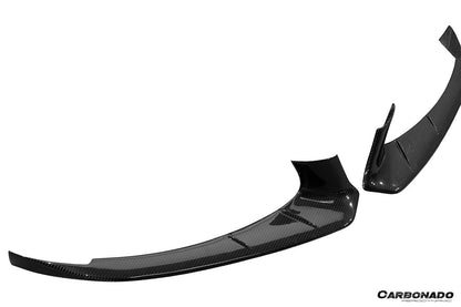 Carbonado 2021-2024 Lotus Emira NYO MNK Style Dry Carbon Fiber Front Bumper Side Splitter