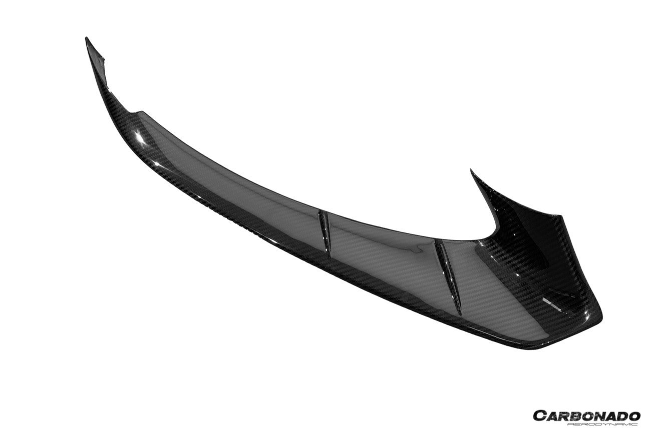Carbonado 2021-2024 Lotus Emira NYO MNK Style Dry Carbon Fiber Front Bumper Side Splitter
