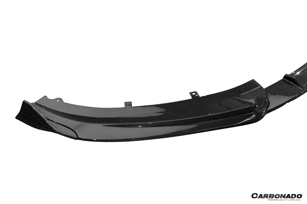 Borde delantero de fibra de carbono seco estilo Lotus Emira NYO MNK Carbonado 2021-2024