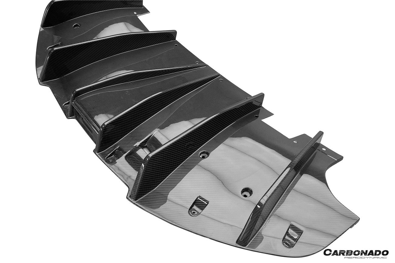 Carbonado 2021-2024 Lotus Emira NYO MNK Style Dry Carbon Fiber Rear Diffuser Lip