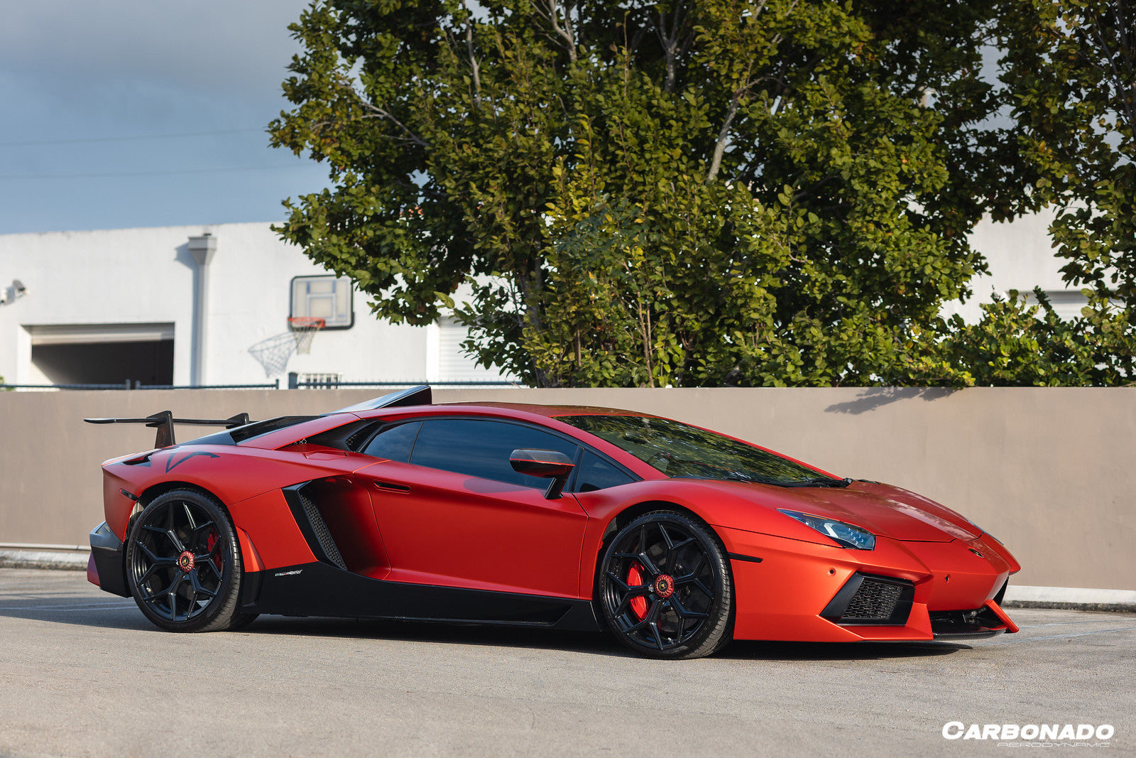 Carbonado 2011-2021 Lamborghini Aventador LP700 LP740 LP750 Coupe Roadster SVJ Style Part DRY Carbon Fiber Aero Full Kit