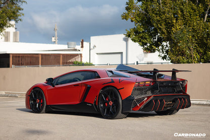 Carbonado 2011-2021 Lamborghini Aventador LP700 LP740 LP750 Coupe Roadster SVJ Style Part DRY Carbon Fiber Aero Full Kit