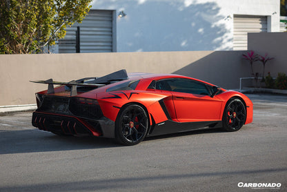 Carbonado 2011-2021 Lamborghini Aventador LP700 LP740 LP750 Coupe Roadster SVJ Style Part DRY Carbon Fiber Aero Full Kit