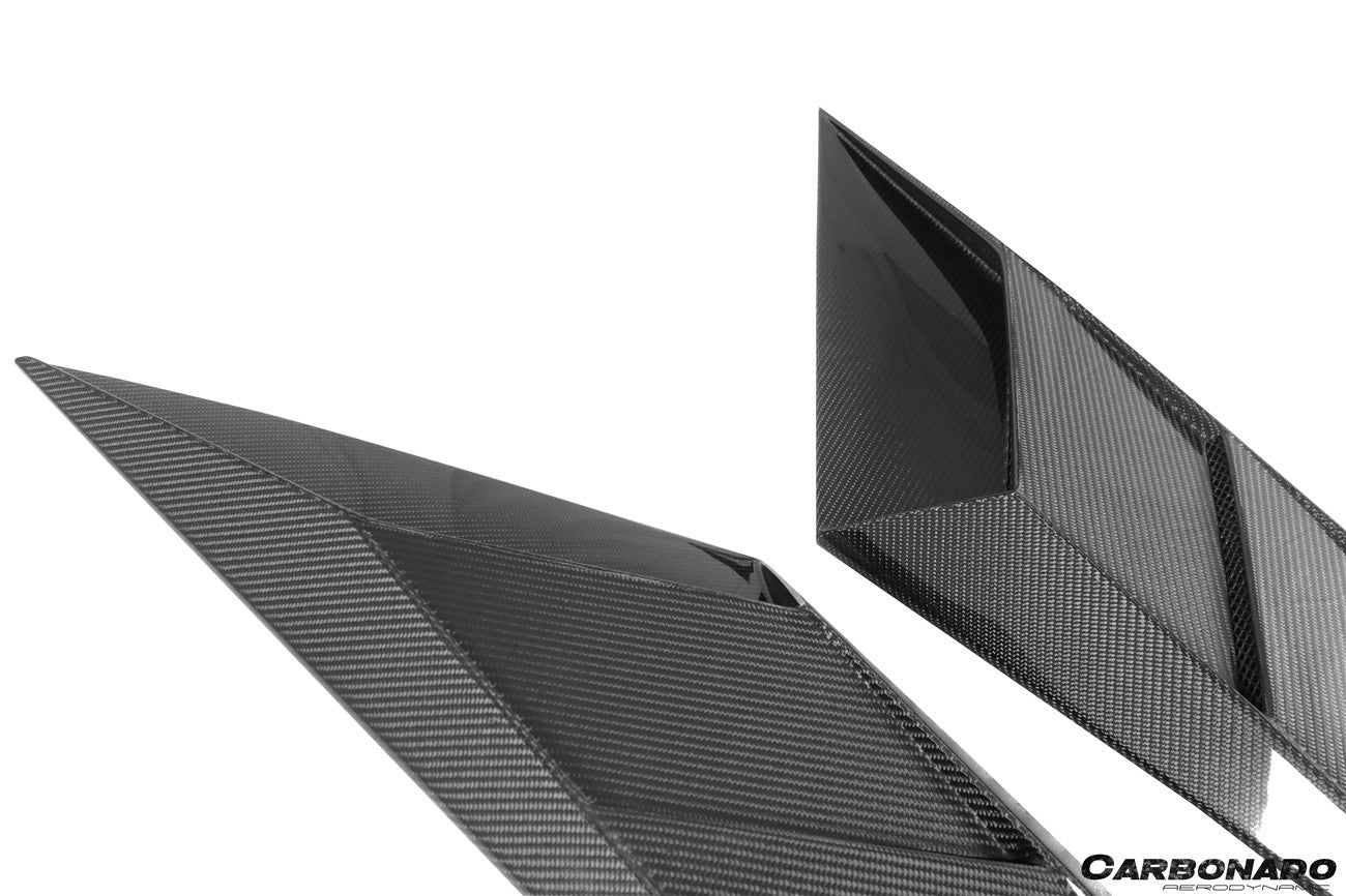 Carbonado 2011-2016 Lamborghini Aventador LP700 LP720 LP750 Coupe and Roadster CA Style Rear Side Scoops