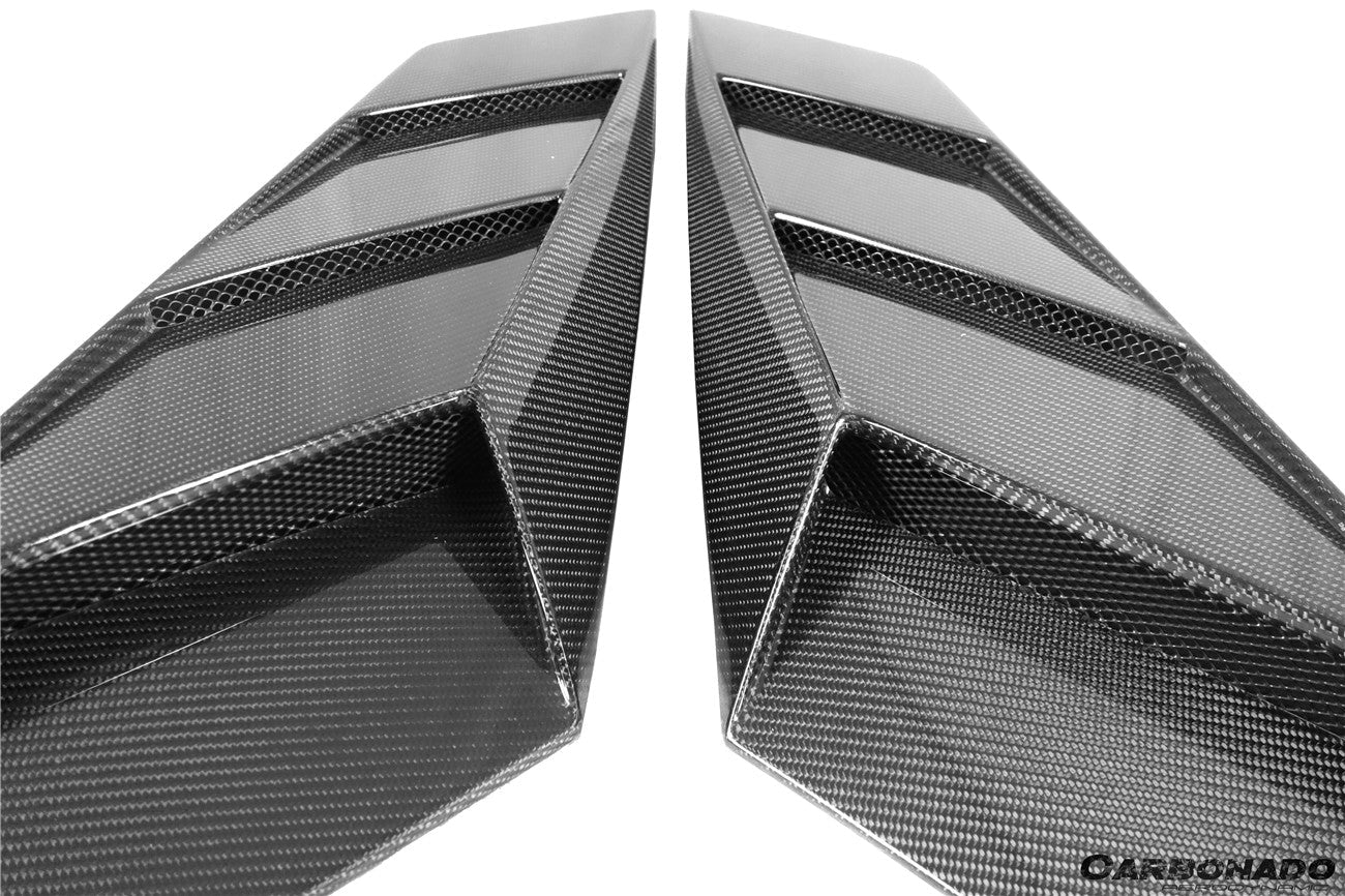 Carbonado 2011-2016 Lamborghini Aventador LP700 LP720 LP750 Coupe and Roadster CA Style Rear Side Scoops