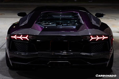 DarwinPRO 2011-2022 Lamborghini Aventador LP700 LP750 LP740 LP720 LP780 Coupe & Roadster Carbon Fiber Trunk Spoiler