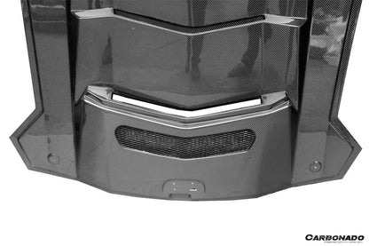 Carbonado 2011-2016 Lamborghini Aventador LP700 Coupe BKSS Style Carbon Fiber Engine Trunk