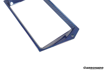 Carbonado 2011-2016 Lamborghini Aventador LP700 LP720 LP750 SV OE Style Carbon Fiber Navigation Screen Inner Trim (1PCS)
