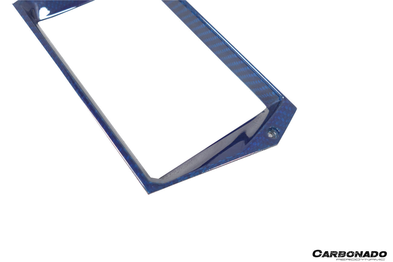 Carbonado 2011-2016 Lamborghini Aventador LP700 LP720 LP750 SV OE Style Carbon Fiber Navigation Screen Panel (2PCS)