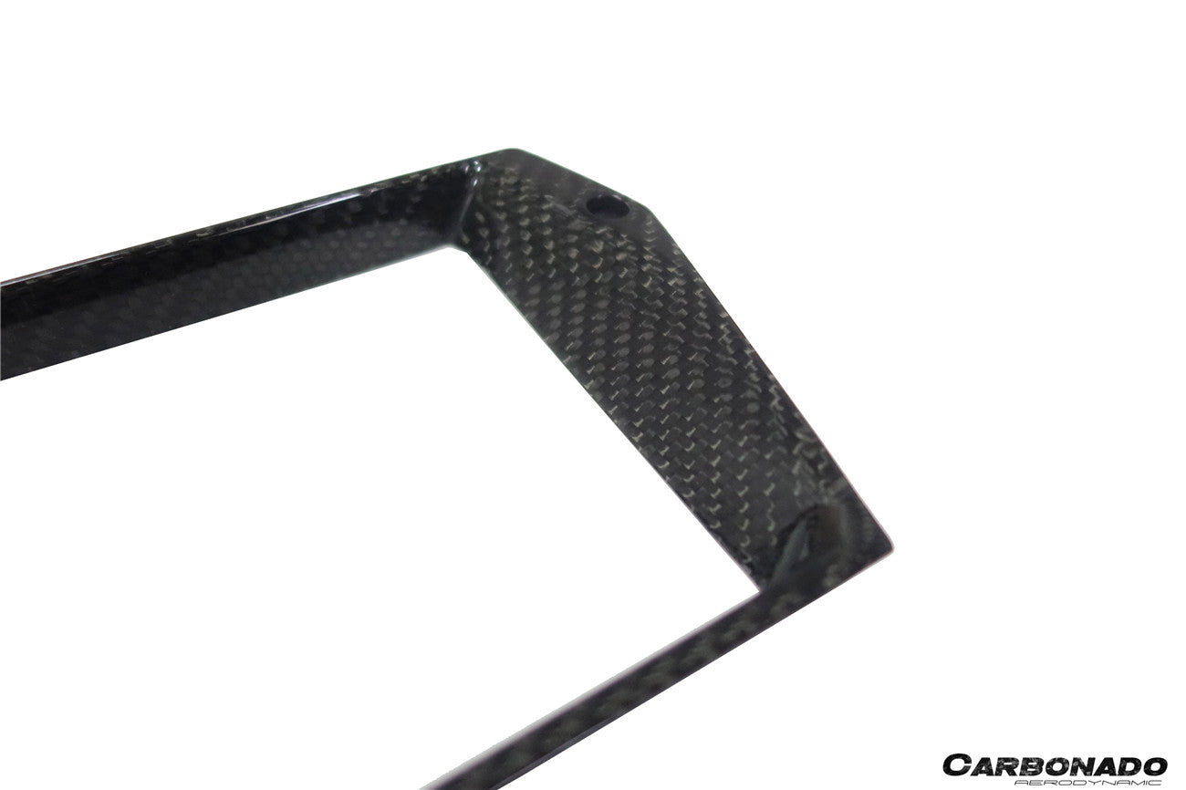 Carbonado 2011-2016 Lamborghini Aventador LP700 LP720 LP750 SV OE Style Carbon Fiber Navigation Screen Inner Trim (1PCS)
