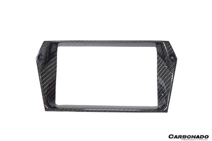 Carbonado 2011-2016 Lamborghini Aventador LP700 LP720 LP750 SV OE Style Carbon Fiber Navigation Screen Inner Trim (1PCS)