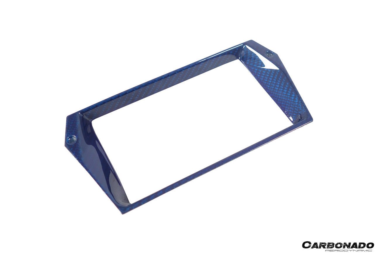 Carbonado 2011-2016 Lamborghini Aventador LP700 LP720 LP750 SV OE Style Carbon Fiber Navigation Screen Inner Trim (1PCS)