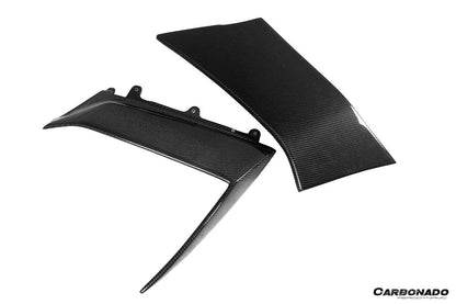 Ventilaciones de guardabarros de fibra de carbono estilo Lamborghini Aventador LP700 Coupé BKSS Carbonado 2011-2016