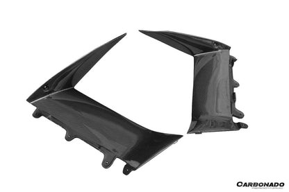 Carbonado 2011-2016 Lamborghini Aventador LP700 Coupe BKSS Style Carbon Fiber Quarter Panel Fender Vent Outside