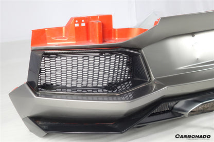 Carbonado 2011-2016 Lamborghini Aventador LP700 Coupe  Roadster Oem Style Carbon Fiber Rear Bumper Grille