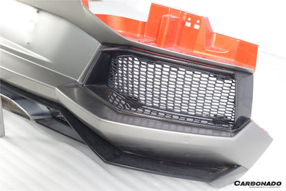 Carbonado 2011-2016 Lamborghini Aventador LP700 Coupe  Roadster Oem Style Carbon Fiber Rear Bumper Grille