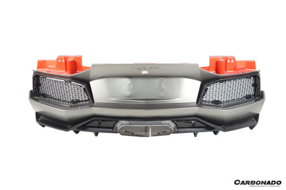 Carbonado 2011-2016 Lamborghini Aventador LP700 Coupe  Roadster Oem Style Carbon Fiber Rear Bumper Grille