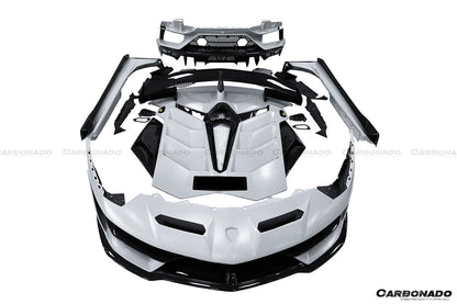 DarwinPRO 2011-2021 Lamborghini Aventador LP700 LP740 LP750 SVJ Coupe & Roadster SVJ Style Part DRY Carbon Fiber Aero Full Kit