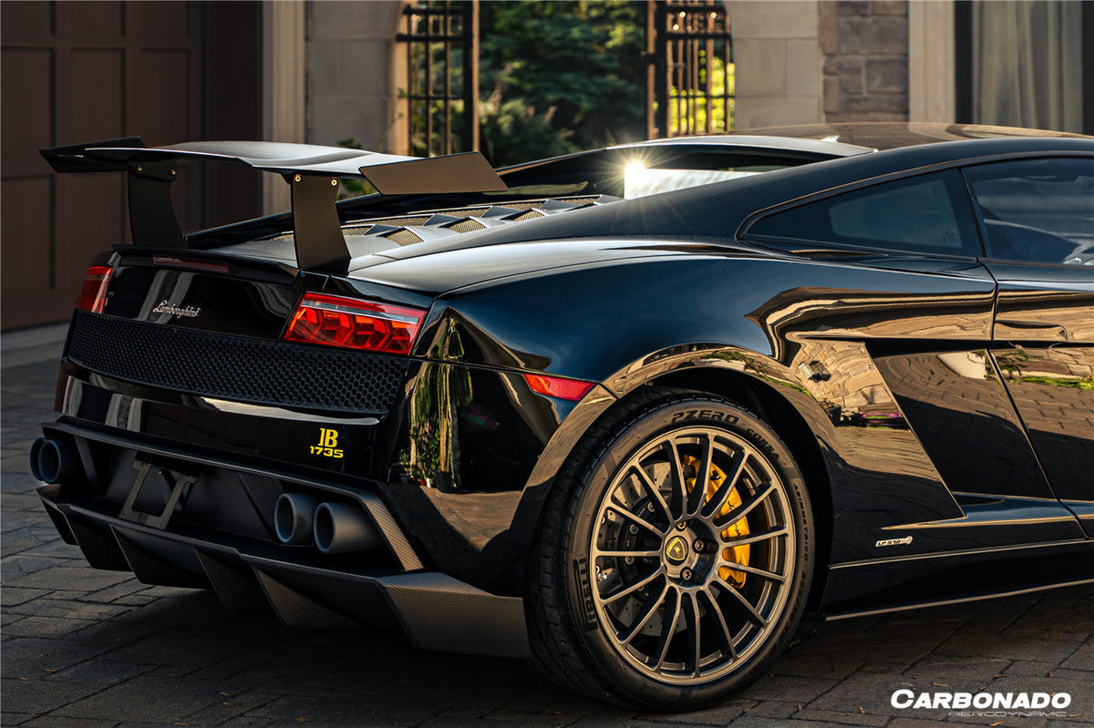 Carbonado 2004-2014 Lamborghini Gallardo STO Style Carbon Fiber Trunk Spoiler