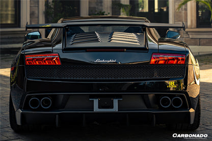 Carbonado 2004-2014 Lamborghini Gallardo STO Style Carbon Fiber Trunk Spoiler