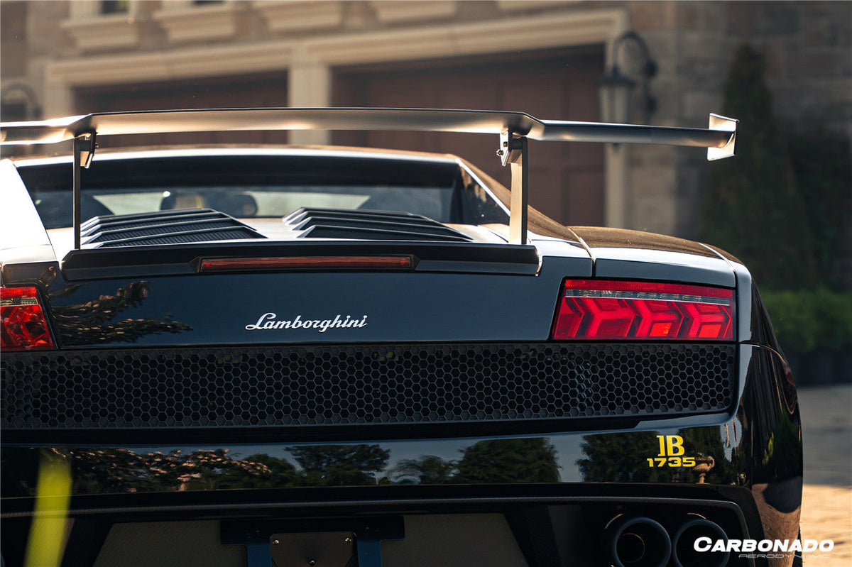 Carbonado 2004-2014 Lamborghini Gallardo STO Style Carbon Fiber Trunk Spoiler