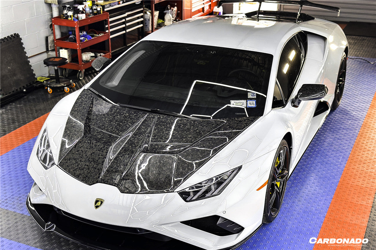 Carbonado 2015-2025 Lamborghini Huracan LP610  LP580  Evo  Tecnica VRS Style Carbon Fiber Hood