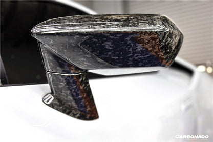 Carbonado 2015-2025 Lamborghini Huracan Autoclave Carbon Fiber Mirror Housing Replacement | LP610, LP580, EVO, STO, Tecnica, Performante