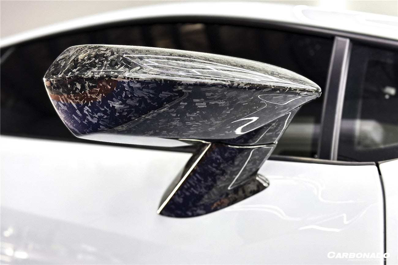 Carbonado 2015-2025 Lamborghini Huracan Autoclave Carbon Fiber Mirror Housing Replacement | LP610, LP580, EVO, STO, Tecnica, Performante