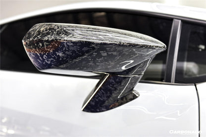 Carbonado 2015-2025 Lamborghini Huracan Autoclave Carbon Fiber Mirror Housing Replacement | LP610, LP580, EVO, STO, Tecnica, Performante