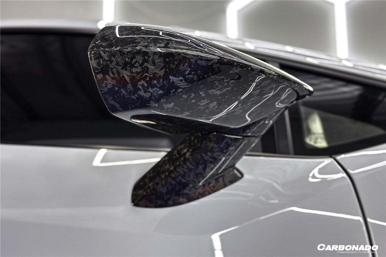 Carbonado 2015-2025 Lamborghini Huracan Autoclave Carbon Fiber Mirror Housing Replacement | LP610, LP580, EVO, STO, Tecnica, Performante