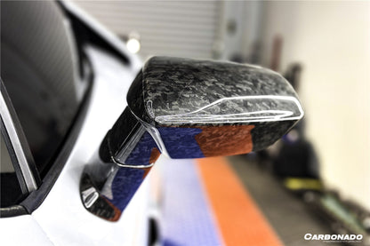 Carbonado 2015-2025 Lamborghini Huracan Autoclave Carbon Fiber Mirror Housing Replacement | LP610, LP580, EVO, STO, Tecnica, Performante
