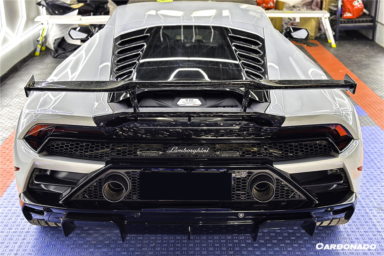Alerón de fibra de carbono Carbonado 2015-2025 Lamborghini Huracan LP610 LP580 EVO Tecnica OD estilo