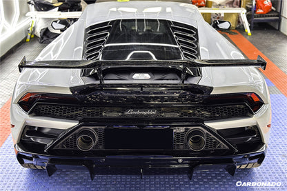 Alerón de fibra de carbono Carbonado 2015-2025 Lamborghini Huracan LP610 LP580 EVO Tecnica OD estilo