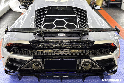 Alerón de fibra de carbono Carbonado 2015-2025 Lamborghini Huracan LP610 LP580 EVO Tecnica OD estilo