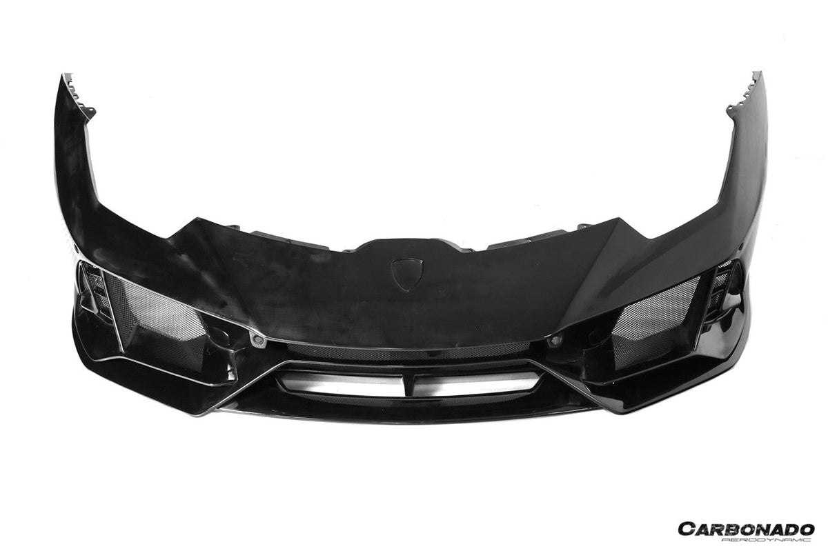Carbonado 2015-2025 Lamborghini Huracan LP610  LP580  Evo  Tecnica EVO-4WD Style Partial Carbon Front Bumper