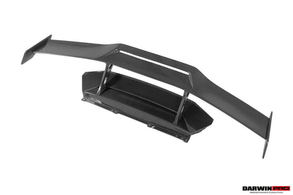 DarwinPRO 2015-2025 Lamborghini Huracan LP610 & LP580 & EVO & Tecnica  OD Style Dry Carbon Trunk Spoiler Wing With Base