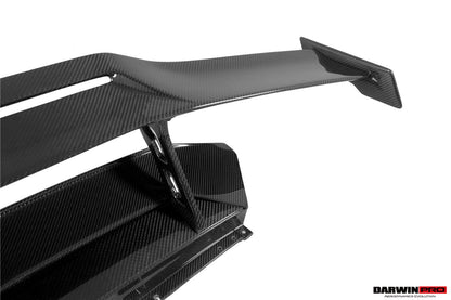 DarwinPRO 2015-2025 Lamborghini Huracan LP610 & LP580 & EVO & Tecnica  OD Style Dry Carbon Trunk Spoiler Wing With Base