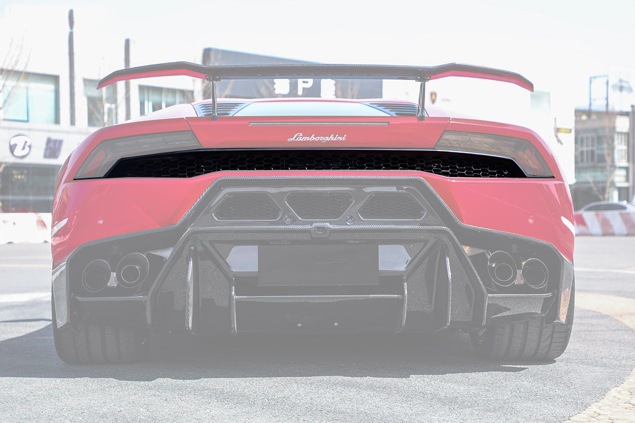 DarwinPRO 2015-2020 Lamborghini Huracan LP610 OE Style Carbon Rear Bumper Grille