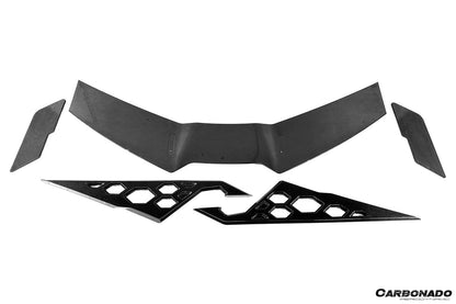 Carbonado Aero 2024 - UP Lamborghini Revuelto BKII Style Autoclave Carbon Fiber Trunk Wing Spoiler - 4