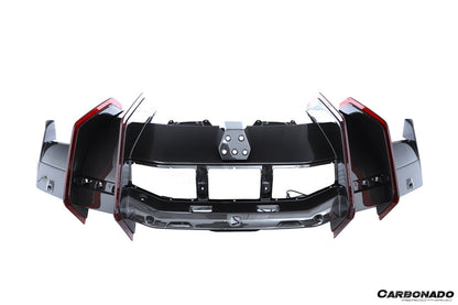 Carbonado Aero 2024 - UP Lamborghini Revuelto BK Style Autoclave Carbon Fiber Rear Diffuser with Canards - 14
