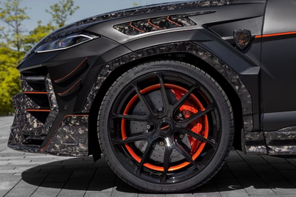 2025-UP Lamborghini URUS SE MSY Style Autoclave Carbon Fiber Wide Full Body Kit With Exhaust System (DRYPCFURUSSE-MIW-MSY-WFBK)