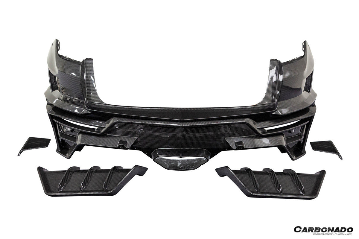 2025-UP Lamborghini URUS SE MSY Style Autoclave Carbon Fiber Wide Full Body Kit With Exhaust System (DRYPCFURUSSE-MIW-MSY-WFBK)