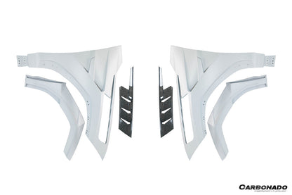 2025-UP Lamborghini URUS SE MSY Style Autoclave Carbon Fiber Wide Full Body Kit With Exhaust System (DRYPCFURUSSE-MIW-MSY-WFBK)
