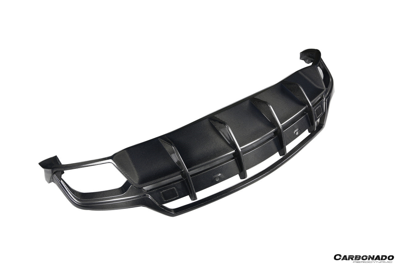 Difusor trasero de fibra de carbono seco estilo Lamborghini URUS TC Carbonado 2018-2022