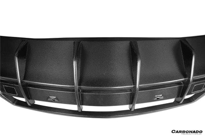 Difusor trasero de fibra de carbono seco estilo Lamborghini URUS TC Carbonado 2018-2022