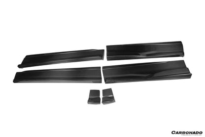 Faldones laterales de fibra de carbono seco estilo Lamborghini URUS TC Carbonado 2018-2022